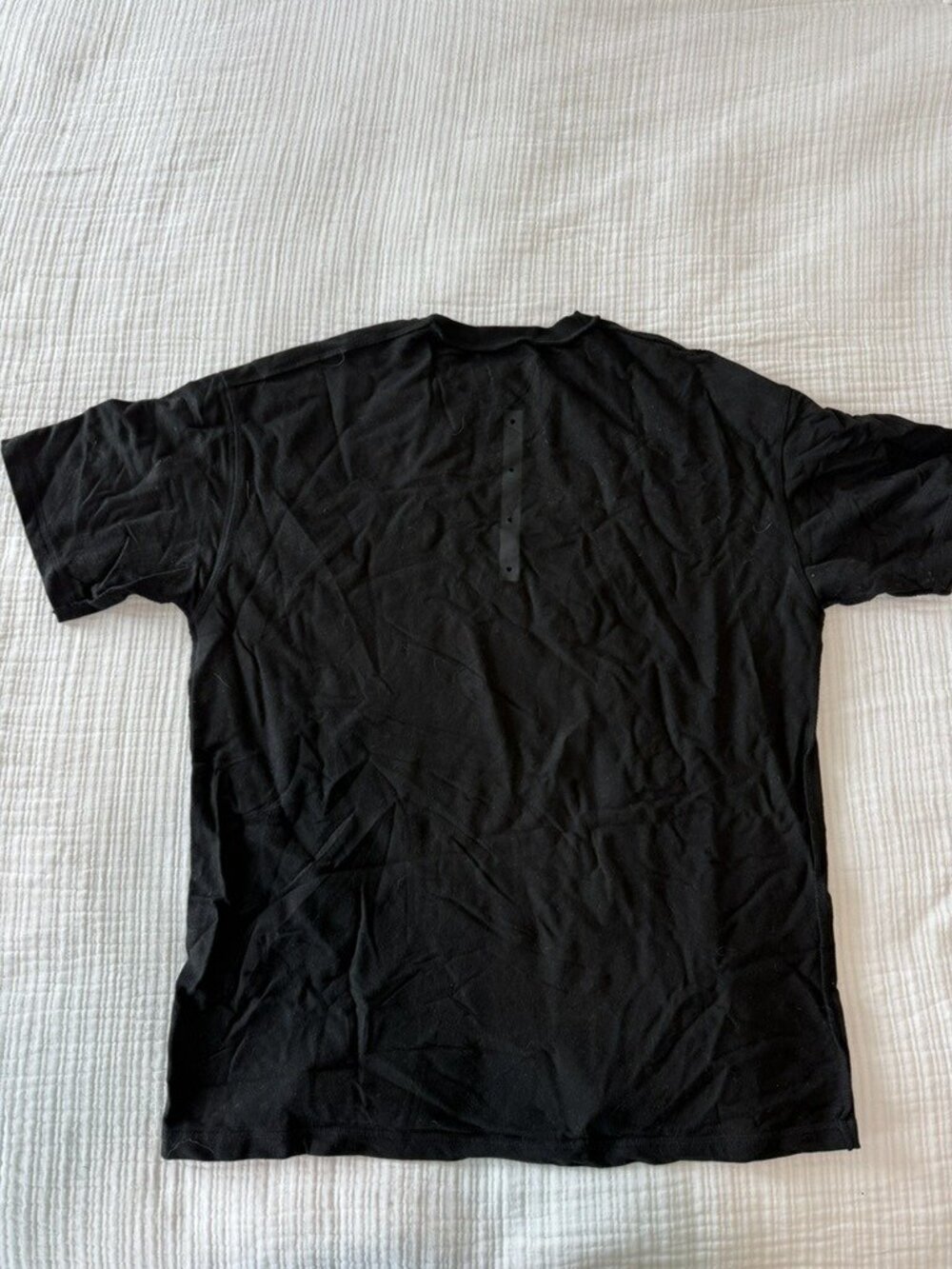 ASRV Reversible Vented Oversized Tee Black Men's L DSG-0481